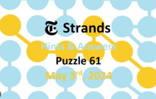 Strands Hints & Answers May 3, 2024