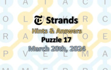 Strands Hints & Answers March 20, 2024