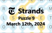 Strands Hints & Answers March 12, 2024