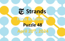 Strands Hints & Answers April 20, 2024